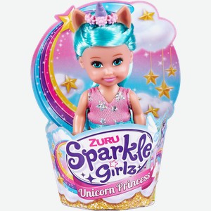 Кукла SPARKLE GIRLZ Принцесса Unicorn 11см Арт. 10094TQ1-S004/10092BQ2-S001