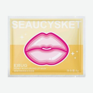 EBUG Гидрогелевая увлажняющая маска для губ с экстрактом меда