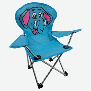 Стул детский складной с подлокотниками голубой, 34х34х63 см