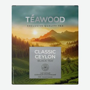 Чёрный чай Classic Ceylon Teawood 100пак