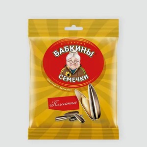 Семечки «Бабкины семечки» полосатые, жареные, 90 г