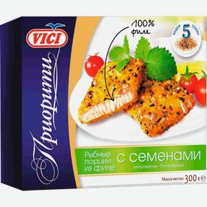 Рыбные порции «Vici» в панировке с семенами, 300 г