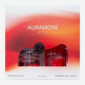 Подарочный набор для женщин Red Auramore Парфюмерная вода 50мл + Гель для душа 220мл в ассортименте