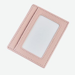 5034 св роз Карман Zemsa для пластиковых карт светло-розовый/fw 24