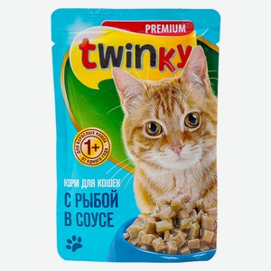 Корм д/кошек Twinky с рыбой 100г (ТЧН!)