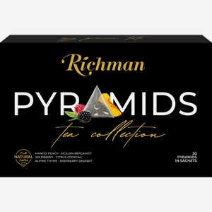 Набор черного и зеленого чая RICHMAN подарочный, 30пак