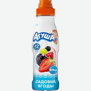 Детское питание напиток АГУША сокосодержащий Садовые ягоды с 12 мес, Россия, 300 мл