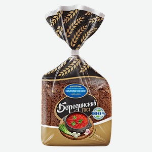 Хлеб БОРОДИНСКИЙ нарезка (Коломенский БКК), 400г