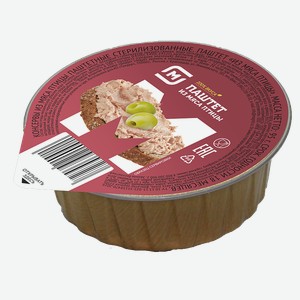 Паштет СТОЛЕТОВСКИЙ из мяса птицы, 95г