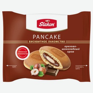 Изделие хлебобулочное Slakon Оладьи с шоколадно-ореховой начинкой, 38 г