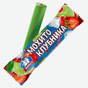 Фруктовый лед «РосФрост» Мохито клубника, 60 г