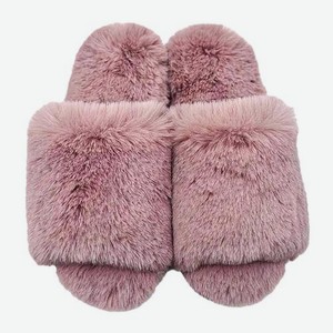 Женские тапочки открытые сиреневые р.38-39