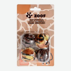 Набор игрушек для кошек из 4 шаров Zoof
