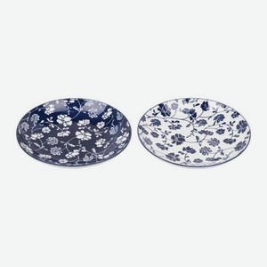 Десертная тарелка фарфоровая 20см в ассортименте