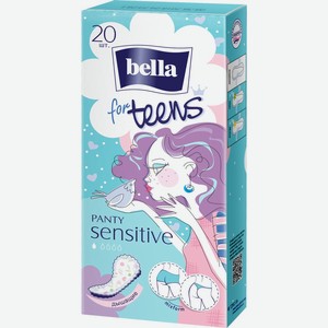 Прокладки BELLA for teens Sensitive ежедневные ультратонкие, Россия, 20 шт
