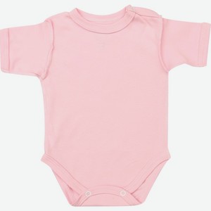 Боди дет LITTLE TIMES корот.рукав light pink р.56 EKL2205, Бангладеш