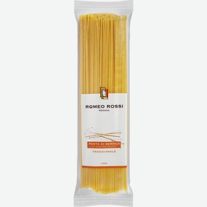 Паста ROMEO ROSSI Spaghetti, из муки твердых сортов пшеницы, 500г