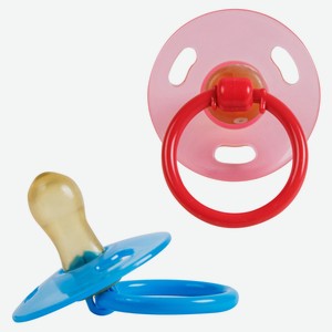 Соска-пустышка «ПоМа» латексная круглой формы