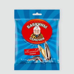 Семечки «Бабкины семечки» полосатые, солёные, 90 г