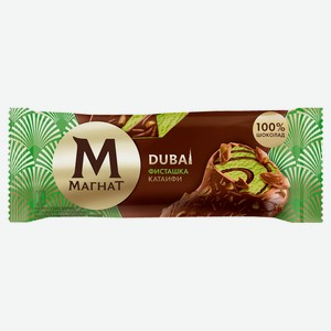 Мороженое сливочное «Магнат» Dubai Эскимо фисташка катаифи, 63 г