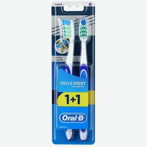Зубная щетка Oral-B Pro-Expert Экстра-чистка средняя жесткость 1+1 2шт.