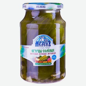 Огурцы Меленъ Муромские бочковые соленые 900г, 900 г