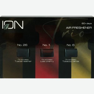 Набор ароматизаторов для дома и авто ION Tom Ford, с отдушкой парфюма, бутылочки 3х6мл