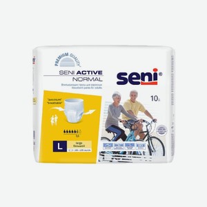 Трусы Впитывающие Д/взрослых Сени Актив Нормал L 10шт