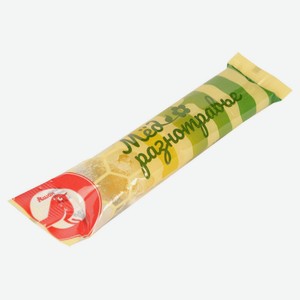 Мед цветочный АШАН Красная птица Разнотравье, 15 г