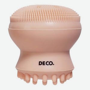 DECO. Щеточка для очищения лица и взбивания пены