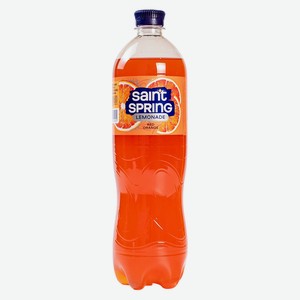 Лимонад Святой Источник газ. со вкусом Красный Апельсин 1,0л