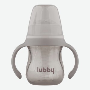 Поильник-непроливайка Lubby от 6м с мягким носиком, ручками