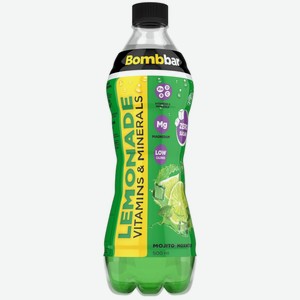 Bombbar Лимонад со вкусом лимона и мяты 0.5 л