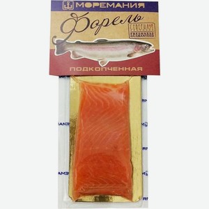 Форель Моремания подкопченная филе-кусочки 180г, 180 г