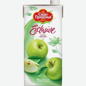 Нектар Сады Придонья яблочный осветленный для питания детей старше 3-х лет 1.93л, 1.93 л