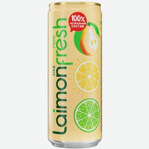 Напиток Laimon Fresh Extra Pear газированный 330мл, 330 мл