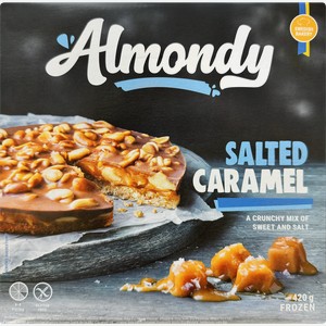 Торт замороженный ALMONDY с соленой карамелью и арахисом, 420г
