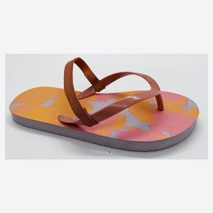 Вьетнамки для девочки Sabedoria оранжево-розовые