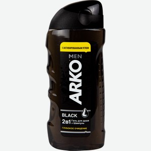 Гель для душа ARKO Men 2в1 Black, Турция, 260 мл