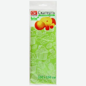 Скатерть GRIFON Bio 100х150см, полиэтиленовая 600-101/5, Россия