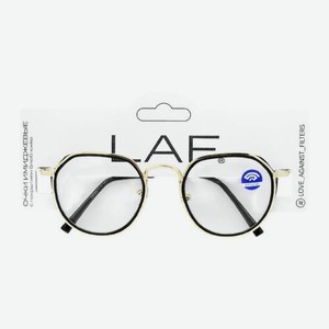 Компьютерные очки черные золото LAF