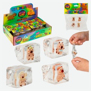 Игрушка-антистресс 1TOY Крутой замес Таба сквиш капибара, 1 шт в ассортименте