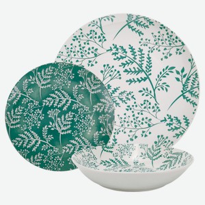 Набор посуды Actuel зеленый пастель, 18 предметов