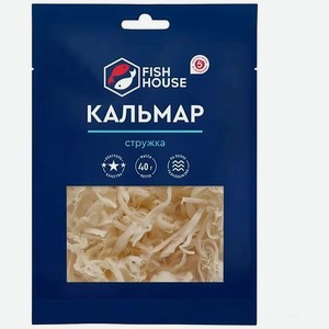 Кальмар Fish House Гигантский стружка сушено-вяленый 40г, 40 г