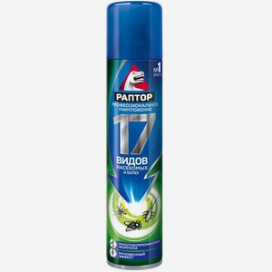 Аэрозоль Раптор универсальный от 17 видов насекомых 275мл, 275 мл