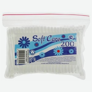 Ватные палочки Soft Care, 200 шт.