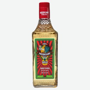 Текила Messicano Alteno Gold 38% Мексика, 0,5 л