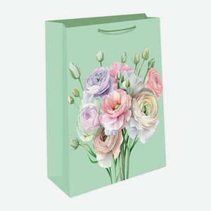 Подарочный пакет бумажный 18*22.3*10см в ассортименте