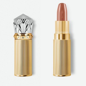 CHRISTIAN LOUBOUTIN BEAUTY Помада для губ с атласным блеском Rouge Louboutin Silky Satin On The Go, Soft Goji, 2,8 г