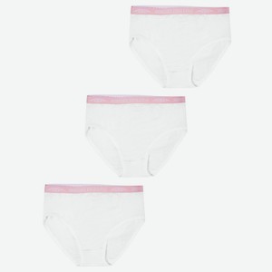 Трусы-слипы детские (для девочек) набор (белые) SERGIO DALLI